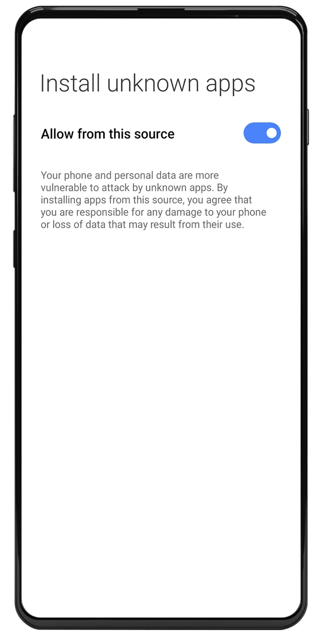 Set up and prepare your device to install the Melbet app.