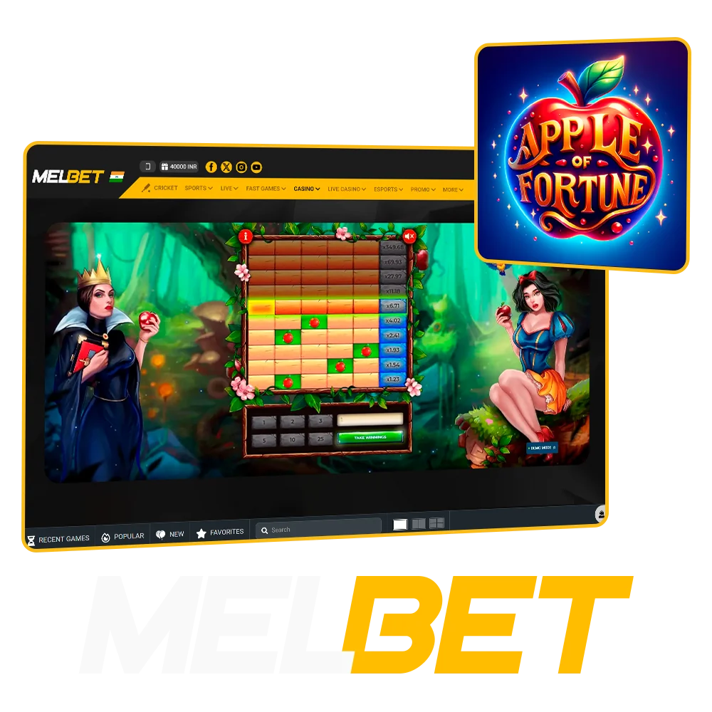 Play Apple of Fortune on Melbet for a thrilling experience.